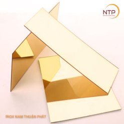 Tấm inox màu – Inox gương vàng Nam Thuận Phát