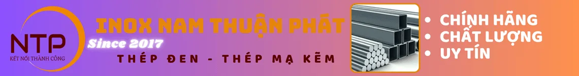 Nam Thuận Phát : Vật tư inox, Thép mạ kẽm, Thép đen, Tấm ốp Alu 57 Thép đen - Thép mạ kẽm Nam Thuận Phát