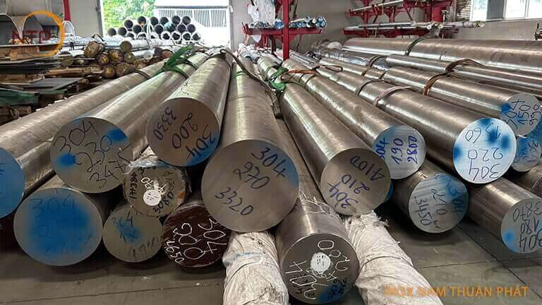 Cây Đặc Inox 304, 201, 316 15 Cây đặc inox có kích thước đường kính đa dạng