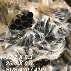 Inox Φ 22.2 x 0.3, Φ 25.4 x 0.3 SUS 430, SUS 410 4 Ống inox Φ 22.2 x 0.3 Ống inox Φ 25.4 x 0.3