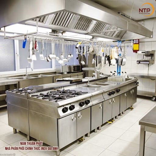 Nhà Phân Phối Chính Thức Inox Gia Anh | Nam Thuận Phát 9 Bếp ăn công nghiệp sử dụng inox Gia Anh